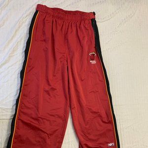 🍎🍎🍎 ZIPWAY NBA CHANGE N GAME MIAMI HEAT MENS BASKETBALL FULL ZIP PANTS X….🍎